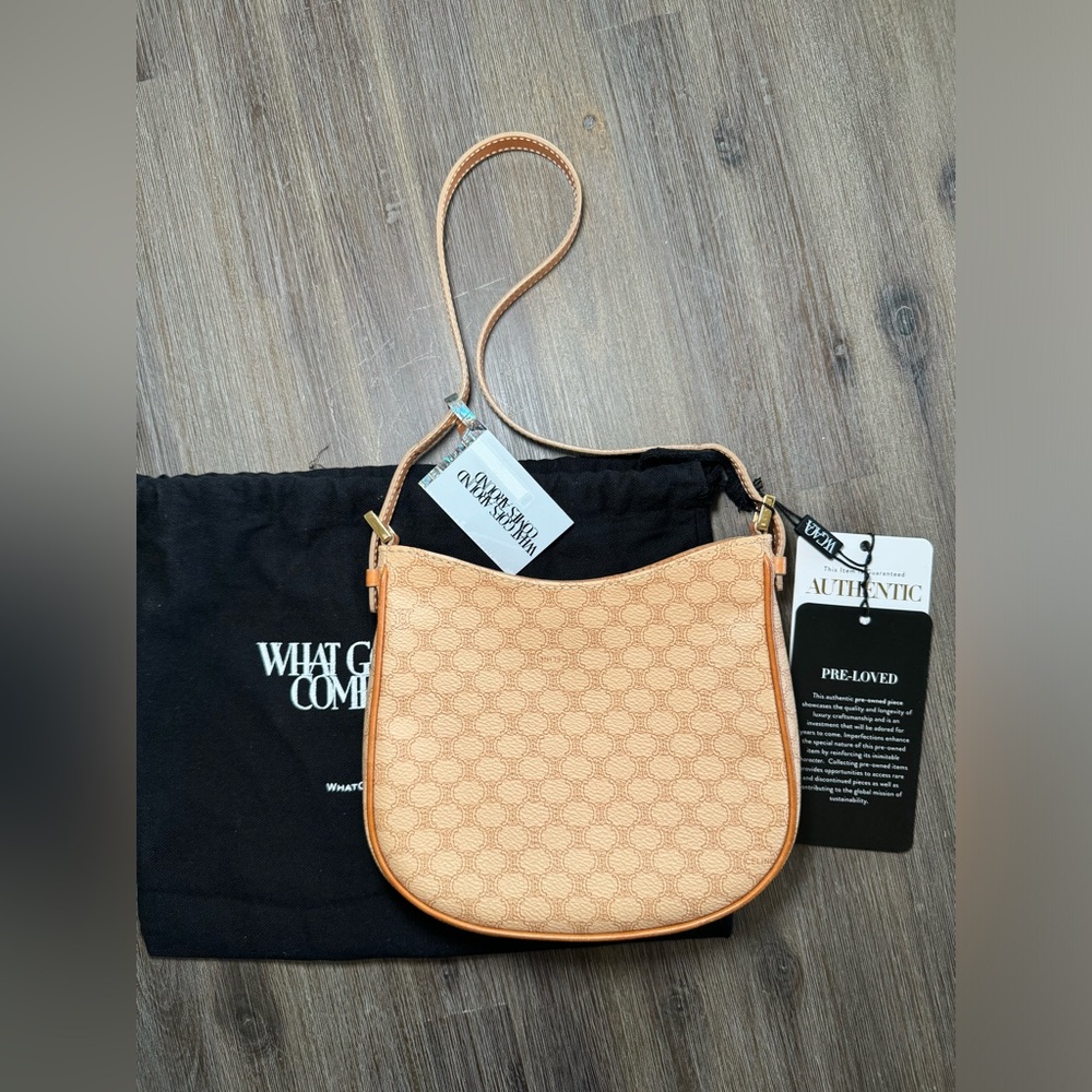 Celine coated canvas mini macadam shoulder/hand bag